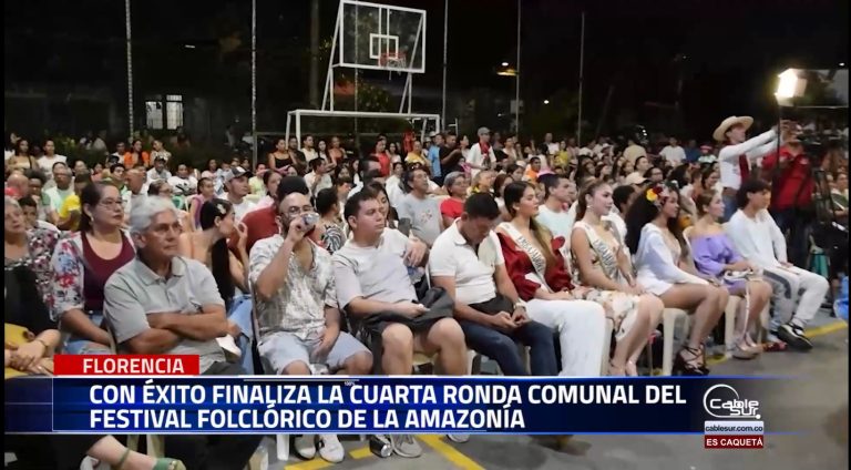 La gestora social de Florencia, Norelly Torres, expresó su gran alegría por la culminación de la cuarta ronda comunal del festival folclórico de la Amazonía.