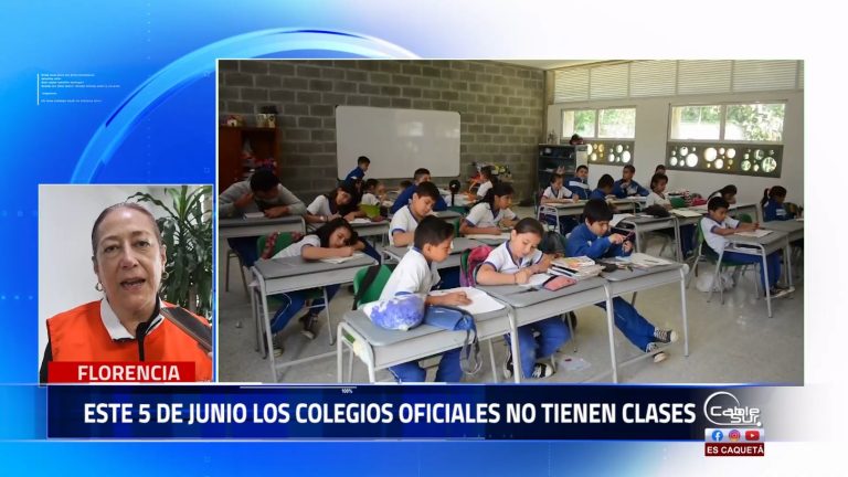 No habrá clases en ninguna institución educativa del municipio.