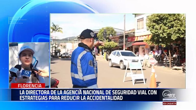 María Antonia Suárez Pulgarín, directora de la Agencia Nacional de Seguridad Vial, se encuentra actualmente en Florencia, liderando una intervención estratégica para priorizar los municipios con altos índices de siniestralidad vial.