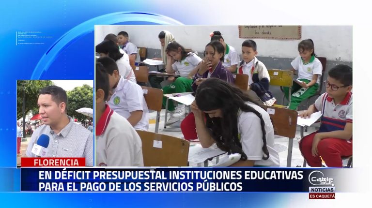 Las Instituciones Educativas de la ciudad de Florencia no tienen recursos para cancelar los servicios públicos.
