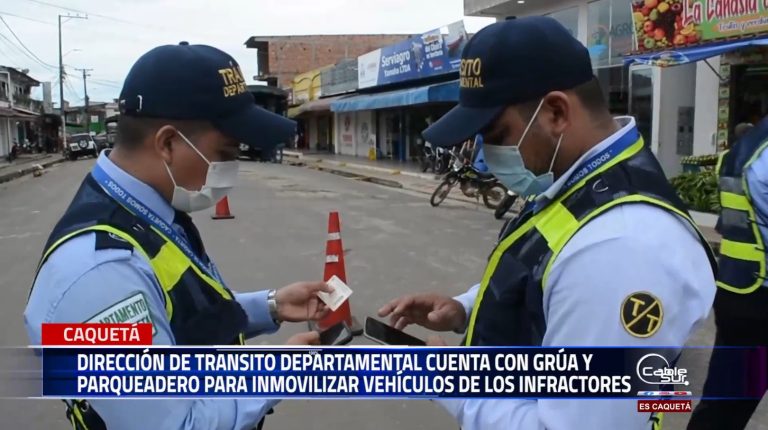 Transito departamental cuenta con la grúa y el parqueadero para inmovilizar los vehículos que incurran en sanción en vías y perímetro urbano de 15 municipios del Caquetá.