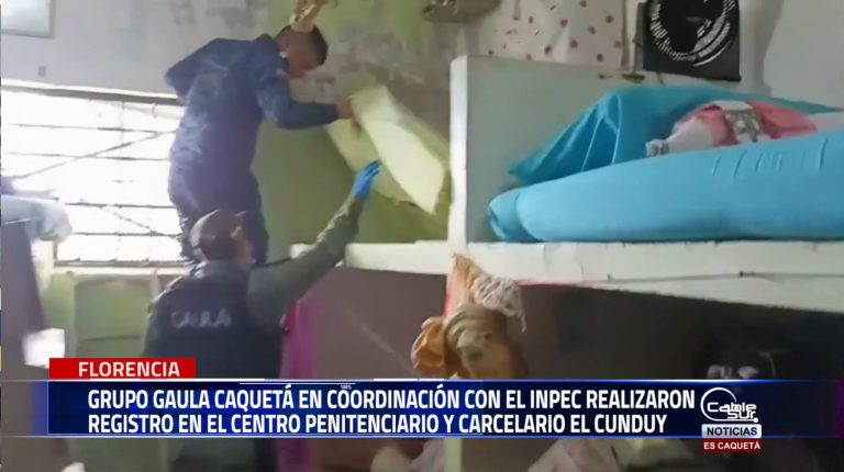 En una operación conjunta y estratégica, el grupo Gaula, en coordinación con el instituto nacional penitenciario y carcelario (INPEC), llevó a cabo un registro exhaustivo en el centro penitenciario y carcelario el Cunduy.