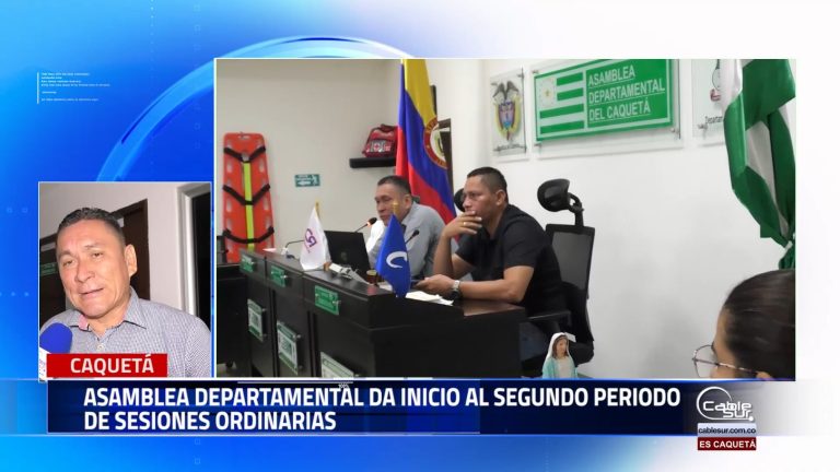 El presidente de la Asamblea departamental habla de lo que se desarrollará en el segundo periodo de sesiones ordinarias las cuales van del 1 de junio al 31 de julio.