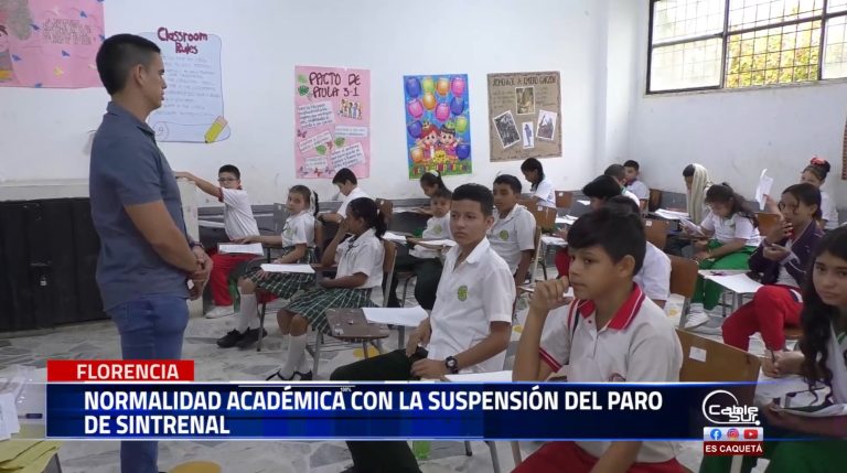 La secretaría de educación municipal confirmó la suspensión del paro programado por sintrenal.