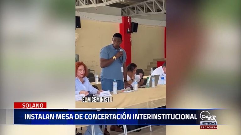 El fin de semana pasado por primera vez, mediante la instalación de la mesa de concertación interinstitucional de Solano, Caquetá, el Gobierno Nacional hizo presencia mediante una delegación en este territorio.