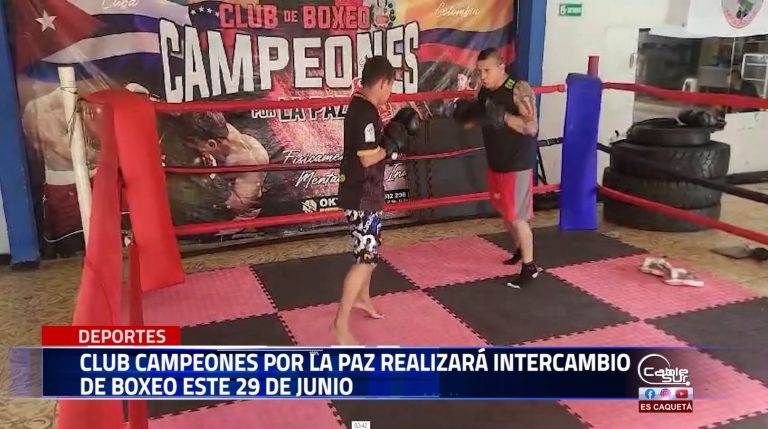 Club Campeones por la Paz realizará intercambio de boxeo este 29 de junio.