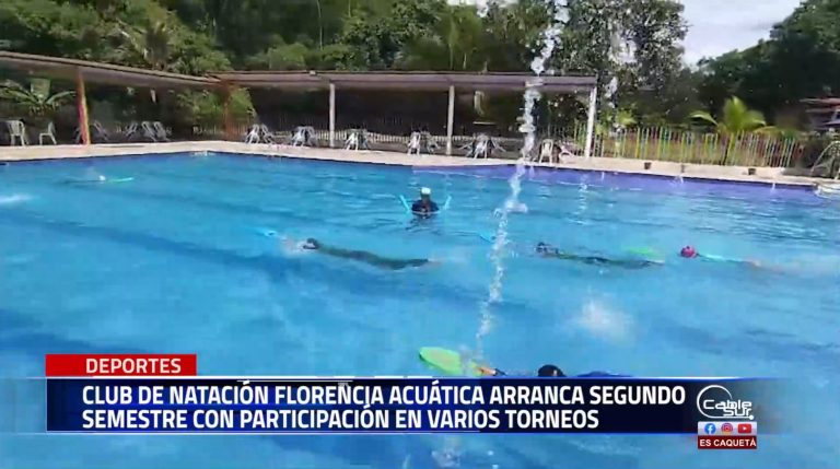 Club de natación Florencia acuática arranca segundo semestre con participación en varios torneos.