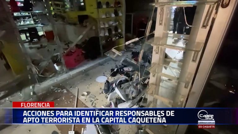 Ante los hechos recientes donde lanzaron un artefacto explosivo contra un establecimiento de comercio el secretario de gobierno manifestó que se está en el proceso de identificar a quienes cometieron este acto delictivo.