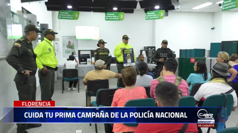 Cuida tu prima campaña en la que se une la administración municipal, Policía y entidades bancarias el propósito hacer una serie de recomendaciones para que a las personas no le hurten el dinero.
