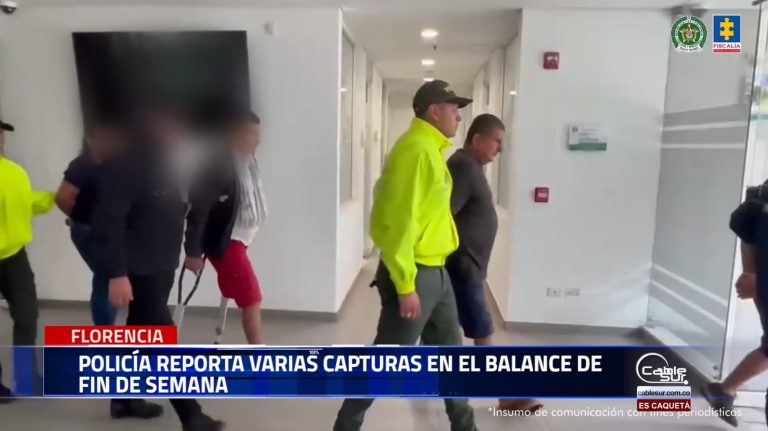 En el balance entregado por la Policía Nacional se reportan varias capturas entre ellas la banda denominada los patacones.