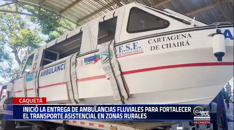 Entrega inaugural de una de las tres ambulancias básicas fluviales contempladas en el proyecto «adquisición de ambulancias básicas fluviales».