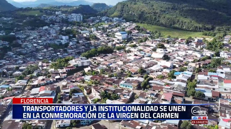Con un desfile por las principales vías de Florencia el próximo martes 16 de julio a partir de las cinco de la tarde se celebrará el día de la virgen del Carmen patrona de los conductores.