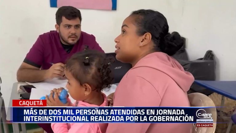 Durante el fin de semana, se llevó a cabo una exitosa jornada interinstitucional en la inspección de Remolino del Caguán, Municipio de Cartagena del Chaira.
