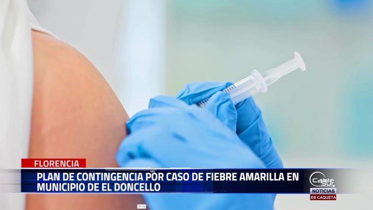 Ante el caso de fiebre amarilla presentado en el municipio de el Doncello se adopta la alerta en Florencia incentivando la vacunación contra esta enfermedad.