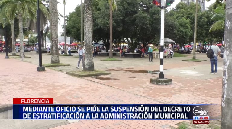 Comité de reclamación pide a la administración municipal para que se derogue el decreto que cambia la estratificación en Florencia.