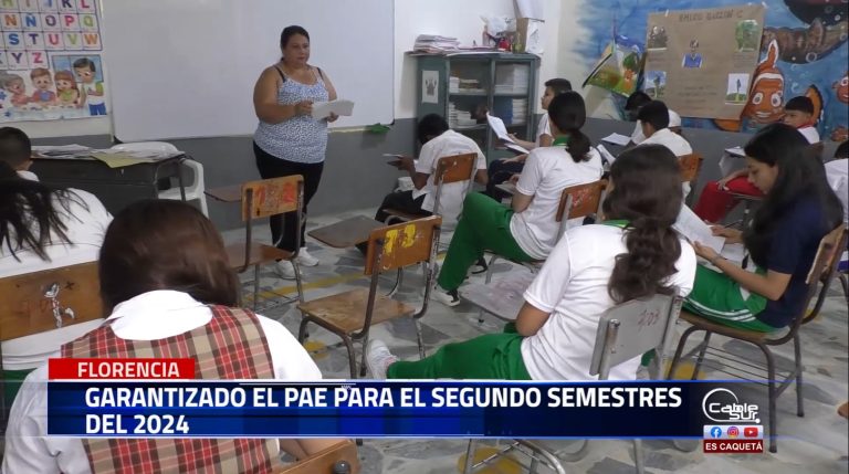 Un aproximado de veinte mil estudiantes de instituciones educativas publicas rurales y urbanas de Florencia se benefician del programa de alimentación escolar.