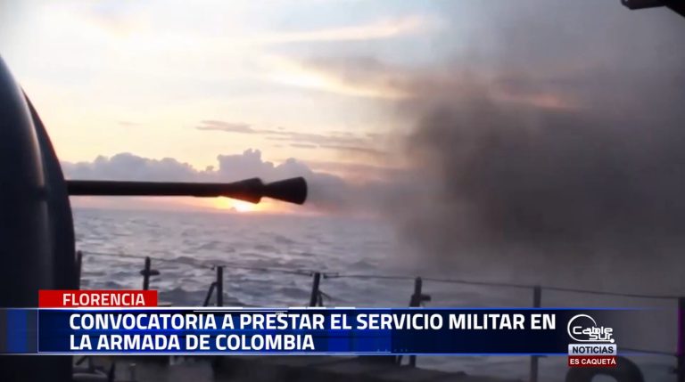 En la ciudad de Florencia se encuentra la Armada Nacional invitando a aquellos jóvenes que quieran prestar el servicio Militar.