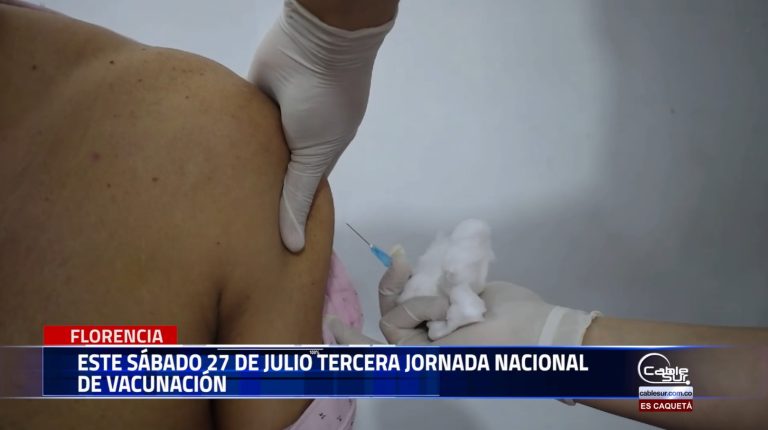 Este sábado 27 de julio se realiza la tercera jornada nacional de vacunación.