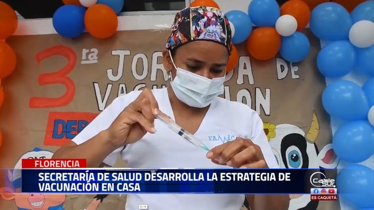 La secretaria de Salud Municipal, Sandra Liliana Vallejo Rodríguez, confirmó que durante todo el mes de julio del 2024 se estará realizando la estrategia de vacunación en casa, con la que se espera llegar a 30 barrios de la ciudad.