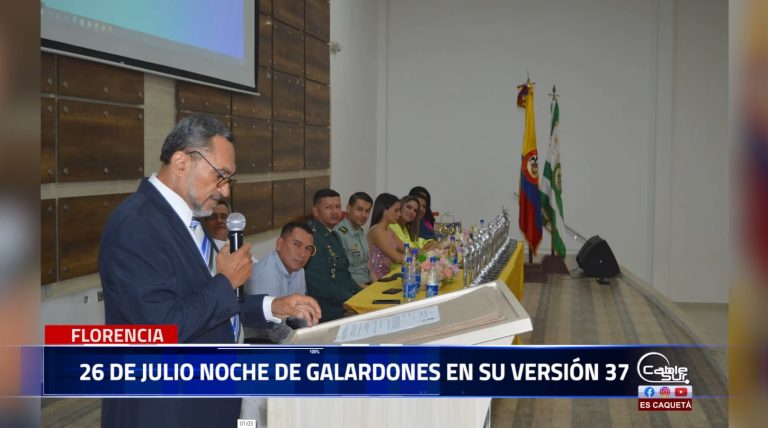Noche de galardones reconocimiento en vida a quienes con su trabajo y dedicación contribuyen con el progreso, desarrollo del departamento de Caquetá.