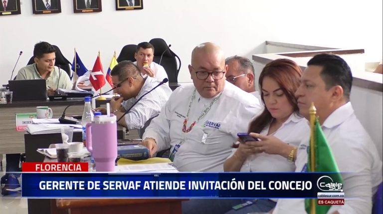 El gerente de Servaf dio un parte positivo ante la invitación que le hizo el concejo de Florencia donde respondió las inquietudes de los concejales y el compromiso de mejorar el servicio a los usuarios.