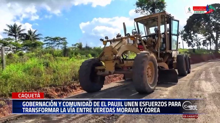 La gobernación del Caquetá y los habitantes de las veredas Moravia y Corea del municipio de el Paujil han logrado una significativa mejora en la infraestructura vial de la región.
