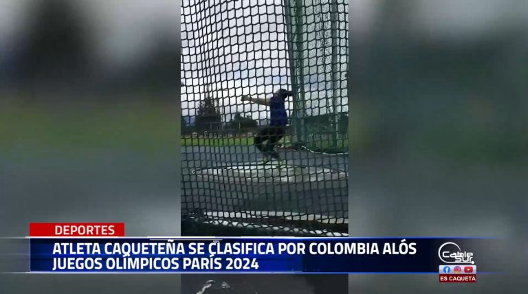 Una atleta caqueteña se clasifica por Colombia alós Juegos Olímpicos París 2024