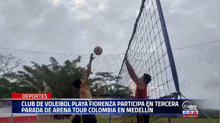 Club de Voleibol playa Fiorenza participa en tercera parada de arena tour Colombia en Medellín.
