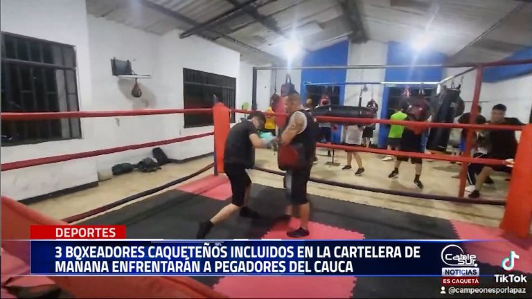 3 boxeadores caqueteños incluidos en la cartelera de mañana enfrentarán a pegadores del Cauca.