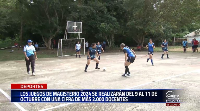 Los juegos de magisterio 2024 se realizarán del 9 al 11 de octubre con una cifra de más 2.000 docentes.