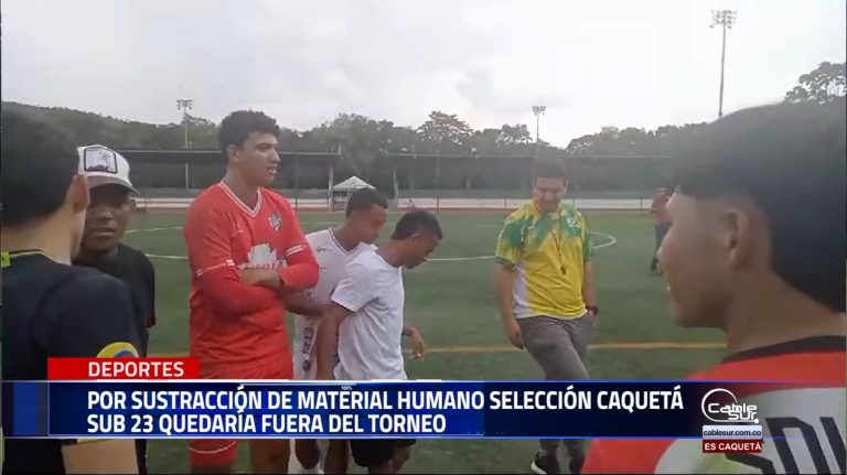 Por sustracción de material humano selección Caquetá sub 23 quedaría fuera del torneo.