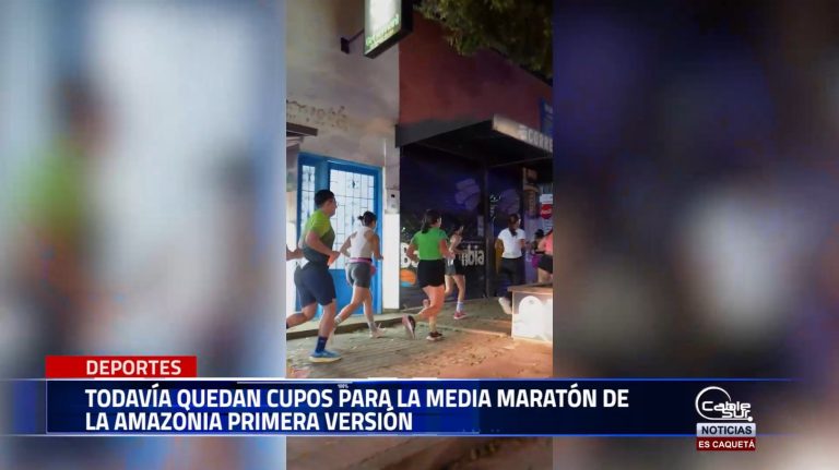 Todavía quedan cupos para la media maratón de la amazonia primera versión.