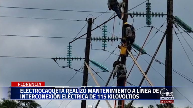 Equipos especializados de ElectroCaquetá llevaron a cabo estas labores en la penúltima estructura antes de llegar a la subestación Florencia, clave en la red de distribución de energía en la región.