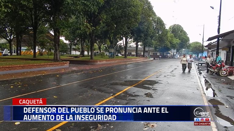La inseguridad y la extorsión se ha venido incrementando en el departamento de Caquetá así lo manifestó el defensor del pueblo territorial.