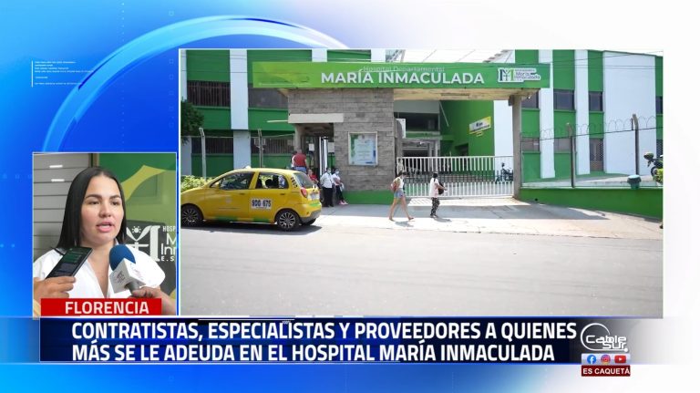 La Eps Asmetsalud adeuda al Hospital María Inmaculada más de cincuenta y cuatro mil millones de pesos los acuerdos de paga han sido incumplidos por parte del interventor.