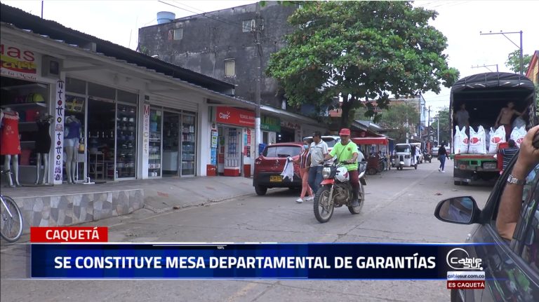 A través de la mesa departamental de garantías se busca dar protección a defensores de derechos humanos como a también a lideres y lideresas del departamento de Caquetá.