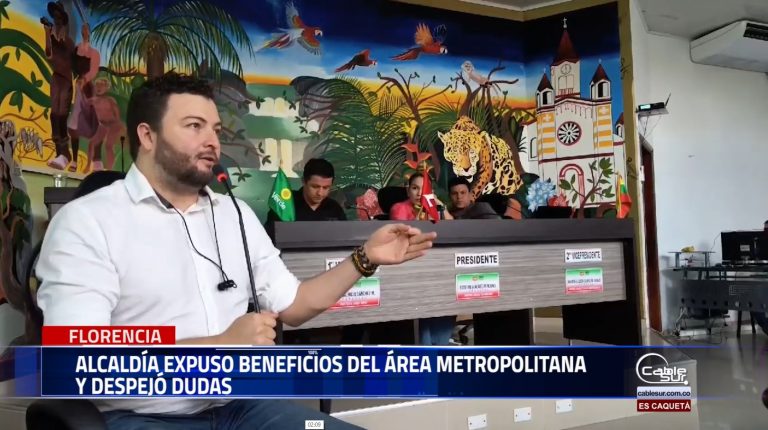 En el recinto del concejo municipal alcalde Marlon Monsalve y parte de su equipo de gobierno expusieron las ventajas y realidades de crear el área metropolitana del piedemonte amazónico (ama).