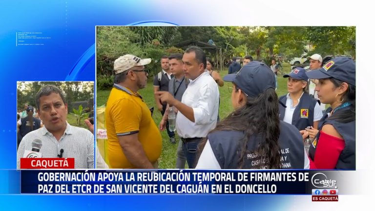 La Gobernación del departamento de Caquetá, la alcaldía del Doncello acompañaron el traslado de los firmantes de paz del Etcr Miravalle al municipio de el Doncello.