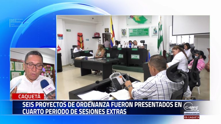 La asamblea del departamento de Caquetá fue convocada a doce días de sesiones extras en ellas deben dar curso a seis proyectos de ordenanza presentados por la administración departamental.