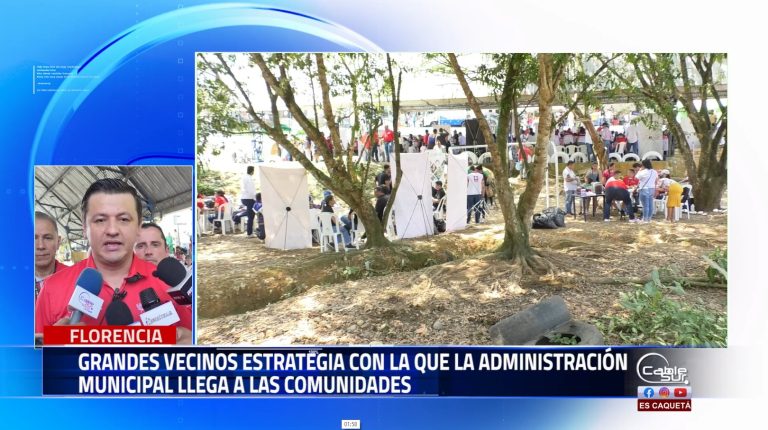 Con oferta institucional la administración municipal realiza la segunda jornada grandes vecinos en el polideportivo de la Ciudadela Habitacional Siglo XXI de la ciudad de Florencia.