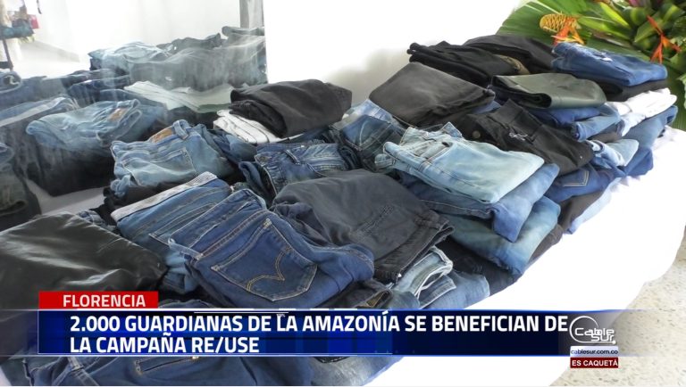 Con siete mil prendas se benefician a 2000 guardianas de la Amazonía.