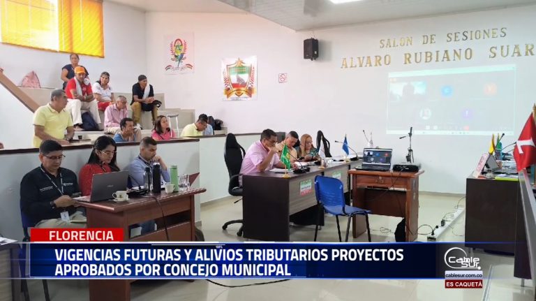 Ponentes de proyectos de vigencia futura y alivios tributarios aprobados por concejo de Florencia hablan del beneficio de esta iniciativa.
