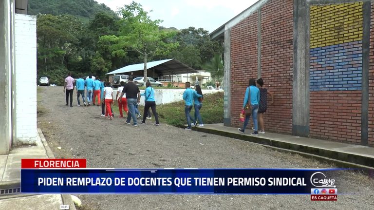 A pesar de que en la institución educativa rural avenida el Caraño se tiene nombrada la planta de docentes requerida, se necesita el remplazo de dos profesores que tienen permiso sindical.