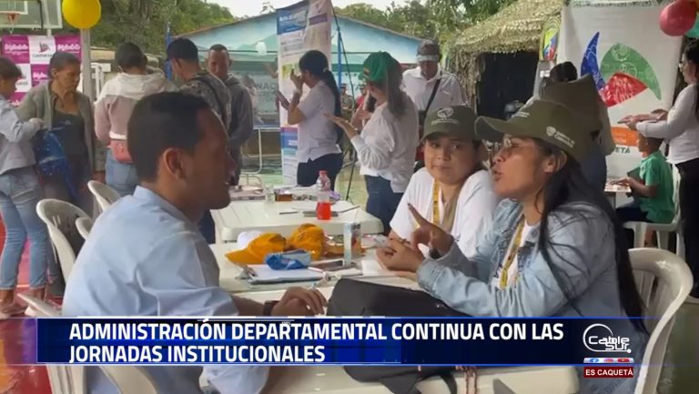 Con brigadas de salud y la participación de la institucionalidad con toda la oferta de servicios la administración departamental continúa llegando a las comunidades urbanas y rurales del departamento de Caquetá.
