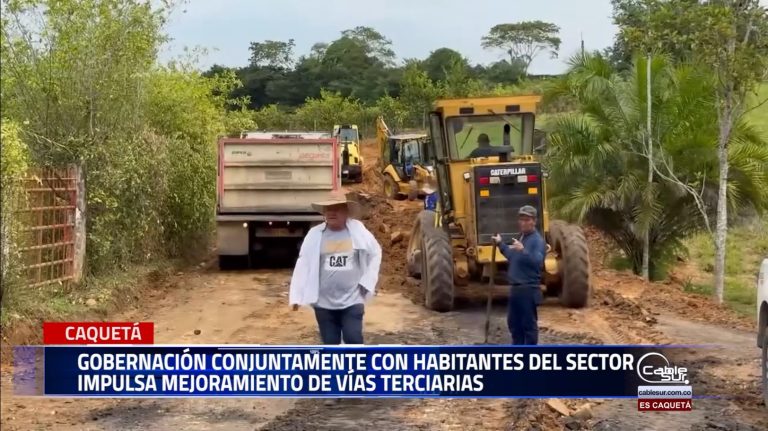 La gobernación de Caquetá ha iniciado un ambicioso proyecto para pavimentar 1.2 kilómetros de vías terciarias.