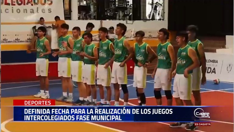 Definida fecha para la realización de los juegos Intercolegiados fase municipal.