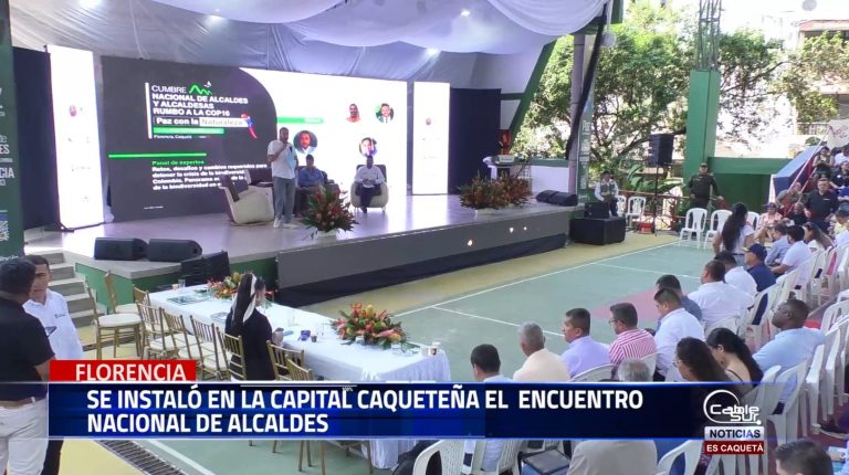 En la universidad de la amazonia sede porvenir se hizo la instalación del encuentro nacional de alcaldes se espera que hagan presencia más de 200 mandatarios con sus comitivas.