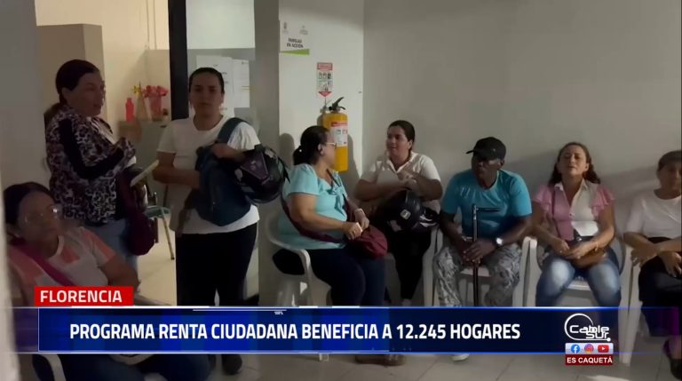 Un total de 12.245 hogares se benefician en Florencia con el programa renta ciudadana, de prosperidad social; así lo dio a conocer la secretaria encargada de la secretaría de inclusión y reconciliación social de Florencia.