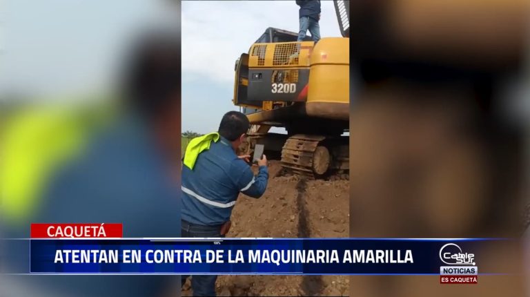 Personas desconocidas atentan contra la maquinaria amarilla que viene siendo utilizada en la recuperación de las vías terciarias este último suceso ocurrió en el municipio de Puerto Rico.