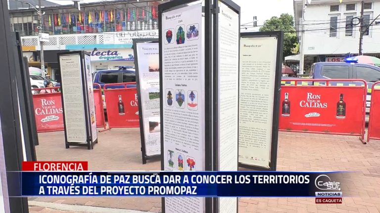 A la ciudad de Florencia llego la campaña itinerante iconografías de paz, el propósito dar a conocer a través de fotografías, reseñas históricas aquellos territorios emblemáticos y de paz.